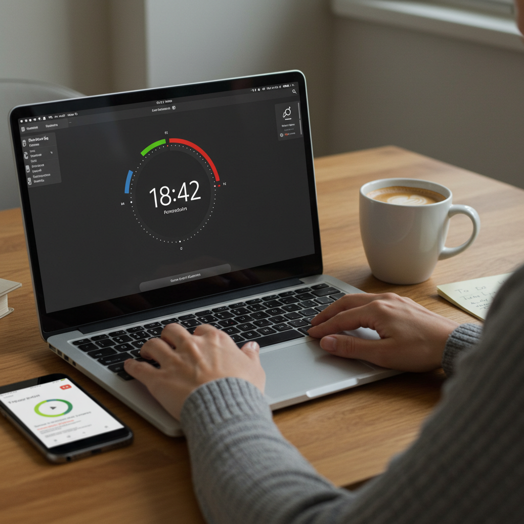 Pomodoro Timer in action
